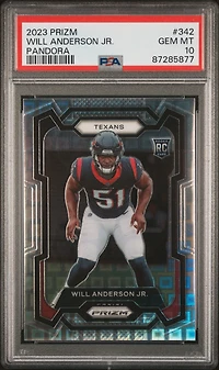 2023 Panini Prizm 342 Will Anderson Jr. Pandora PSA 10