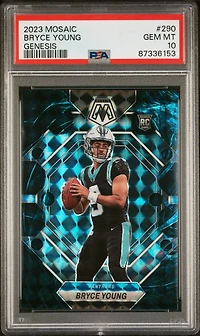 2023 Panini Mosaic 290 Bryce Young Genesis PSA 10