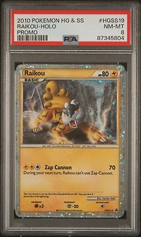 2010 Pokemon Heartgold & Soulsilver Promo Hgss19 Raikou-holo PSA