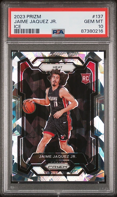 2023 Panini Prizm 137 Jaime Jaquez Jr. Ice PSA 10