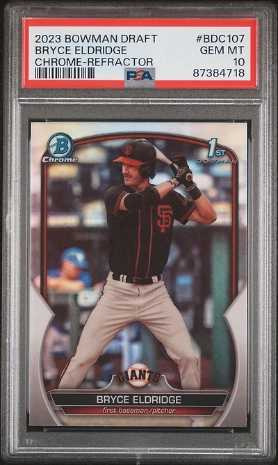 2023 Bowman Draft Bdc107 Bryce Eldridge PSA 10