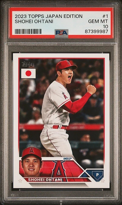 2023 Topps Baseball Japan Edition 1 Shohei Ohtani PSA 10
