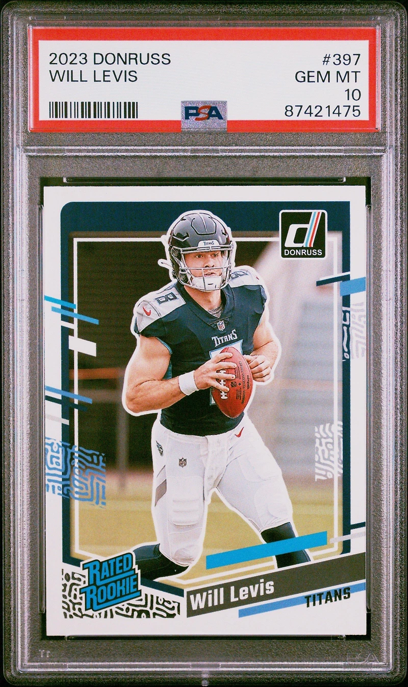 2023 Panini Donruss 397 Will Levis PSA 10