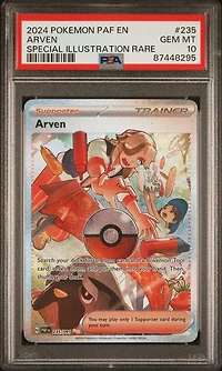 2024 Pokemon Paf En-paldean Fates 235 Arven PSA 10