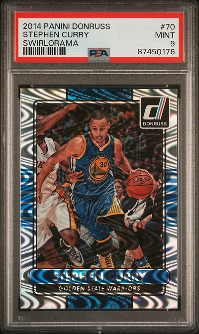 2014 Panini Donruss 70 Stephen Curry PSA 9