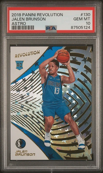 2018 Panini Revolution 130 Jalen Brunson Astro PSA 10