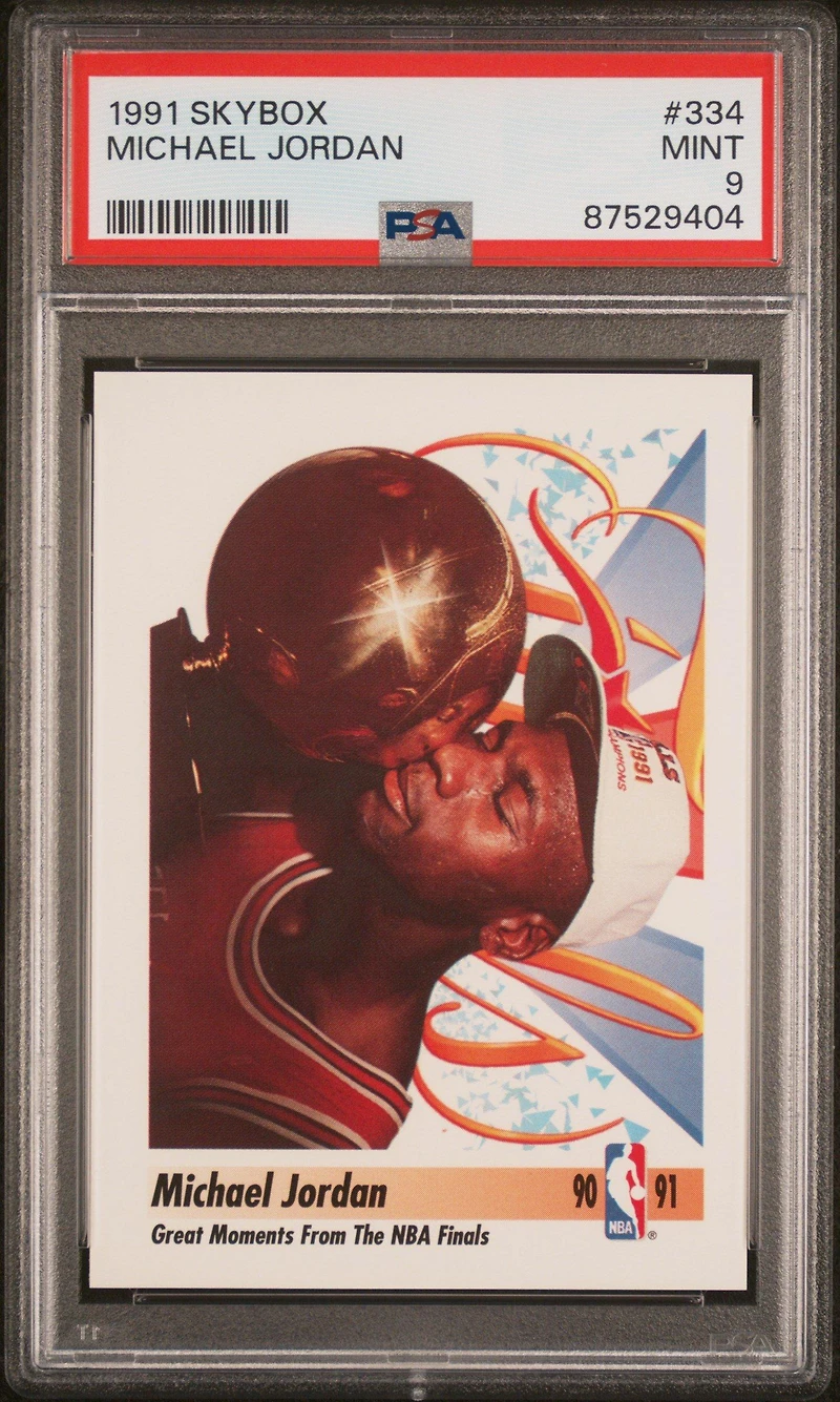 1991 Skybox 334 Michael Jordan PSA 9