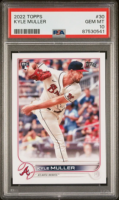 2022 Topps 30 Kyle Muller PSA 10