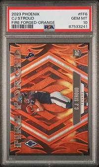 2023 Panini Phoenix Fire Forged Ff6 Cj Stroud PSA 10