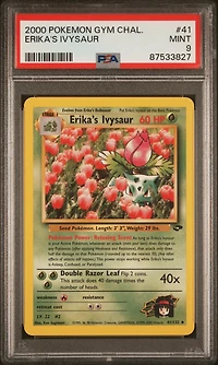 2000 Pokemon Gym Challenge 41 Erika's Ivysaur PSA