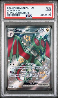 2024 Pokemon Paf En-paldean Fates 220 Noivern Ex Shiny Ultra Rare PSA