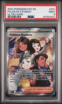 2024 Pokemon Paf En-paldean Fates 231 Paldean Student PSA 9
