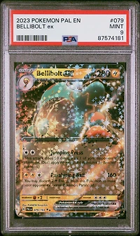 2023 Pokemon Pal En-paldea Evolved 079 Bellibolt Ex PSA 9