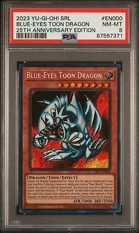 2023 Yu-gi-oh! Spell Ruler 25th Anniversary Edition En000 Blue PSA 8