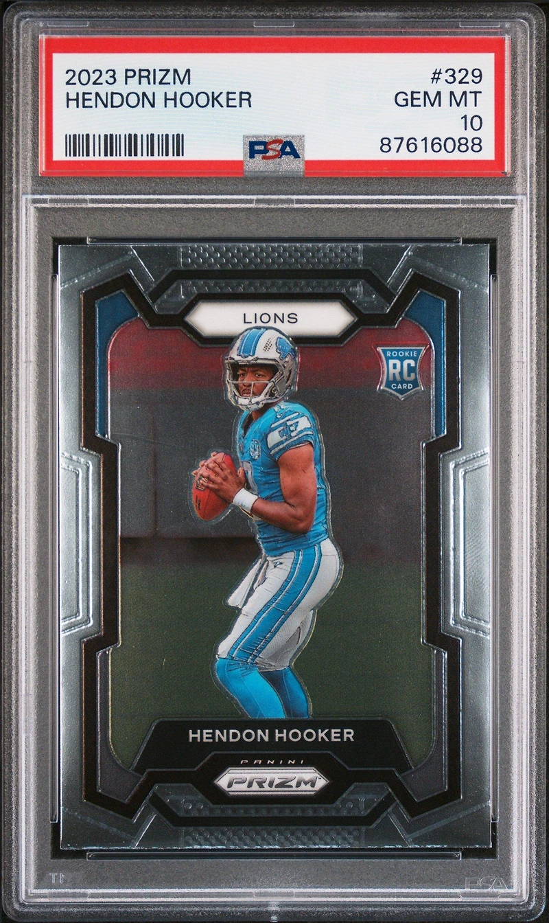 2023 Panini Prizm 329 Hendon Hooker PSA 10