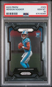 2023 Panini Prizm 329 Hendon Hooker PSA 10