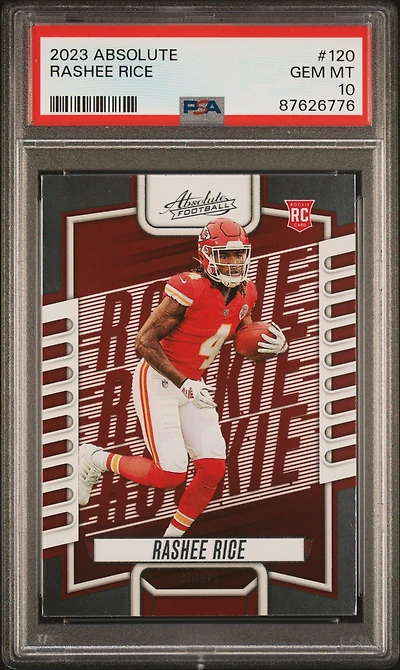 2023 Panini Absolute 120 Rashee Rice PSA 10