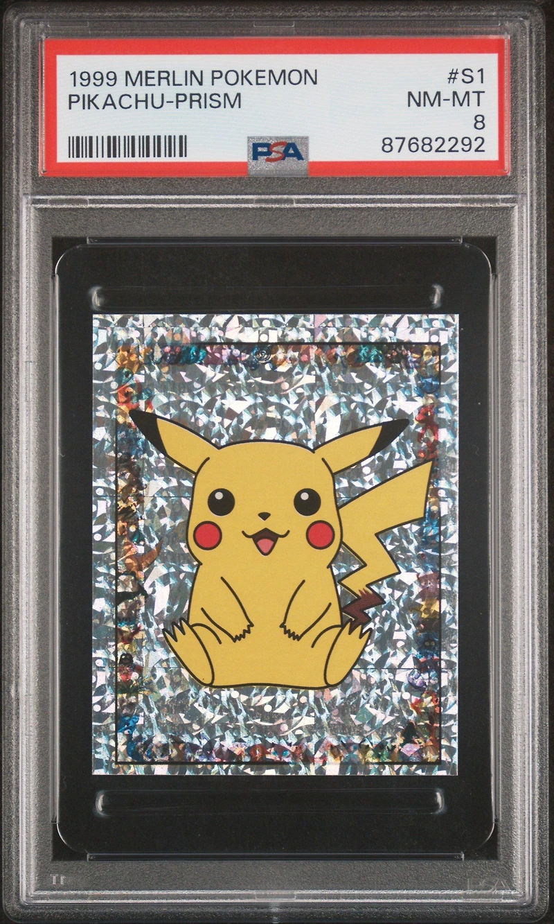 1999 Merlin Pokemon S1 Pikachu PSA 8