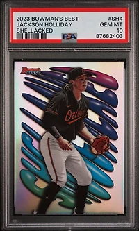 2023 Bowman's Best Shellacked Sh4 Jackson Holliday PSA 10