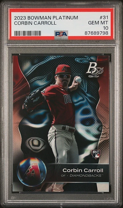 2023 Bowman Platinum 31 Corbin Carroll PSA 10