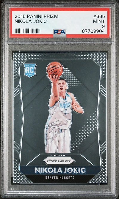 2015 Panini Prizm 335 Nikola Jokic PSA 9