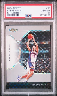 2004 Finest 13 Steve Nash X-fractor PSA 10