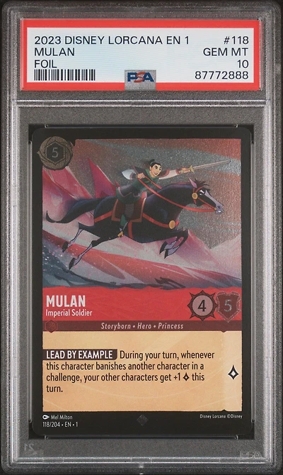 2023 Disney Lorcana En 1-the First Chapter 118 Mulan