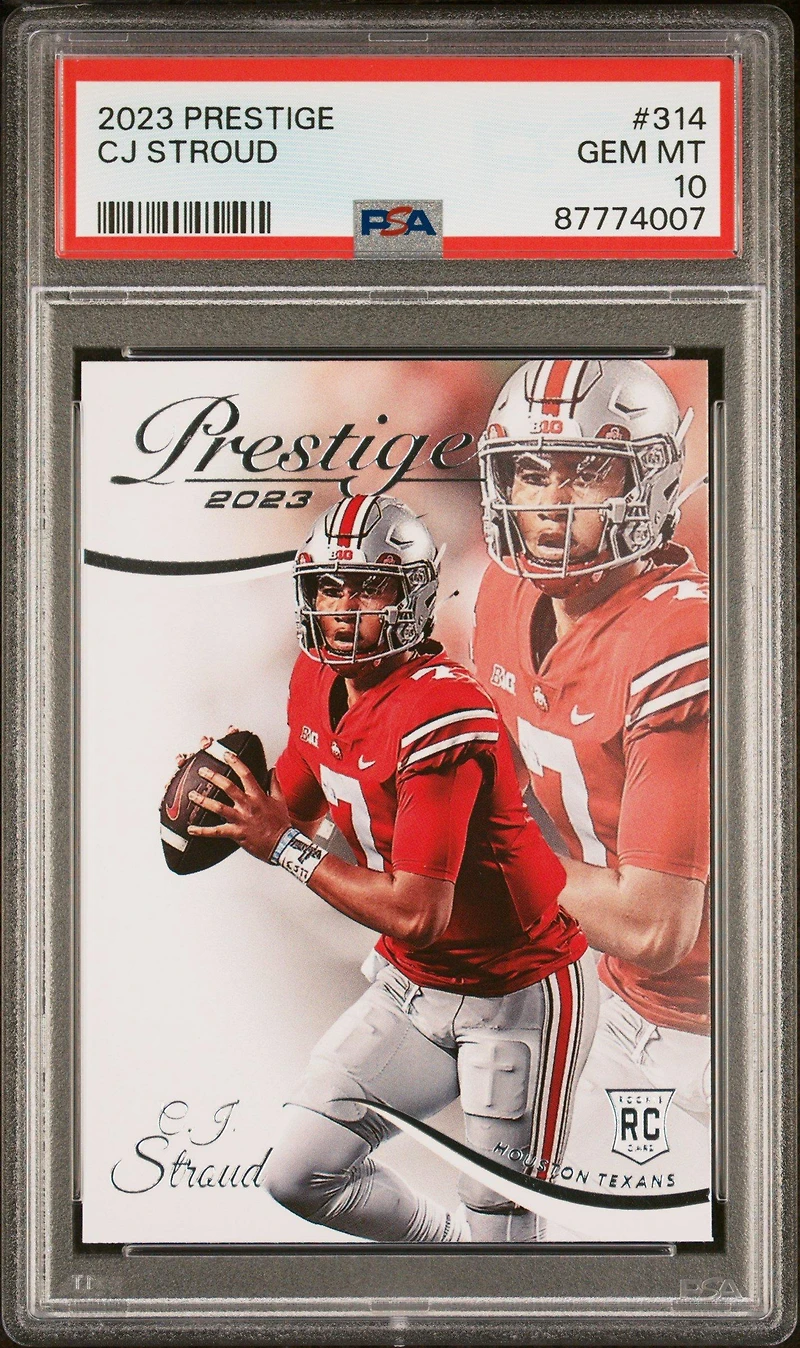2023 Panini Prestige 314 Cj Stroud PSA 10