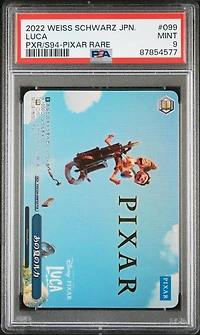 2022 Weiss Schwarz Japanese Pixar Characters 099 Luca Pixar Rare PSA 9