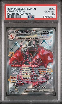 2024 Pokemon Svp En-sv Black Star Promo 074 Charizard Ex PSA