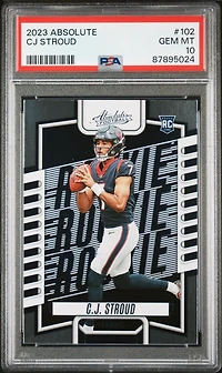 2023 Panini Absolute 102 Cj Stroud PSA
