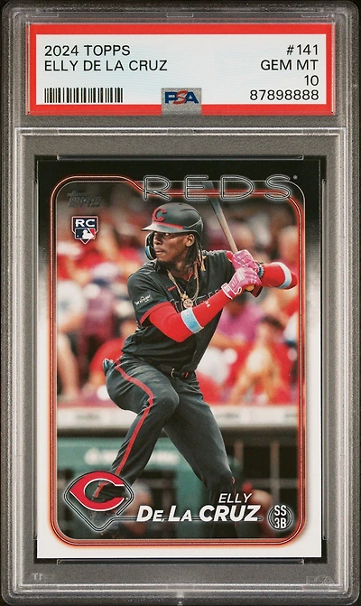 2024 Topps 141 Elly De La Cruz PSA