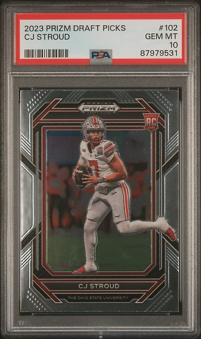2023 Panini Prizm Draft Picks 102 Cj Stroud PSA