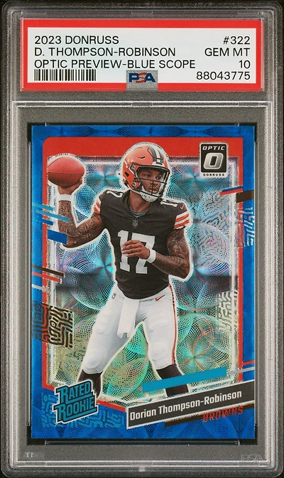 2023 Panini Donruss 322 D. Thompson PSA 10