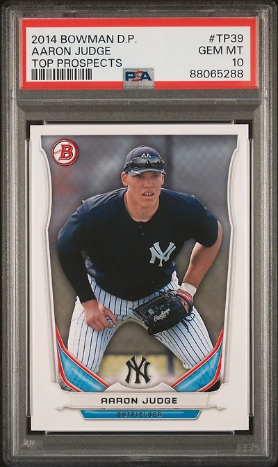 2014 Bowman Draft Picks Top Prospects Tp39 Aaron Judge PSA 10