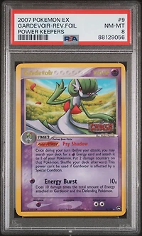 2007 Pokemon Ex Power Keepers 9 Gardevoir-reverse Foil PSA 8