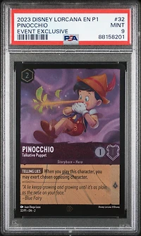 2023 Disney Lorcana En P1-promo 32 Pinocchio
