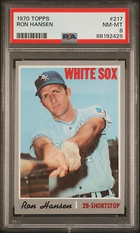 1970 Topps 217 Ron Hansen PSA 8