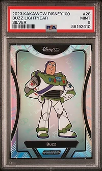 2023 Kakawow Phantom Disney100 Wondrous Character 28 Buzz Lightyear Silver PSA 9