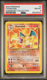 2002 Pokemon Legendary Collection 3 Charizard PSA