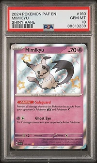 2024 Pokemon Paf En-paldean Fates 160 Mimikyu PSA 10
