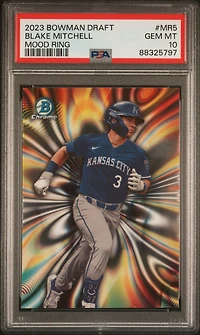 2023 Bowman Draft Mood Ring Mr5 Blake Mitchell PSA 10