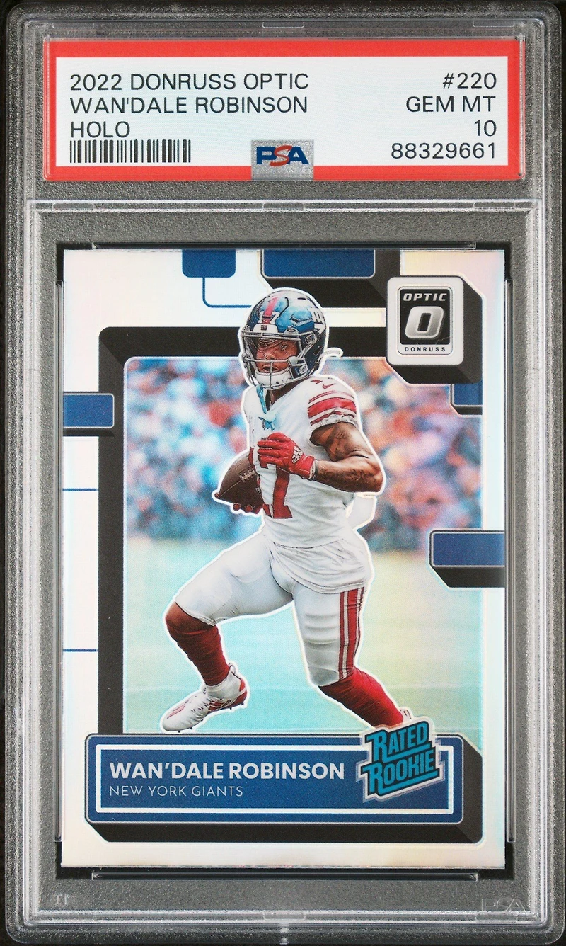 2022 Panini Donruss Optic 220 Wan'dale Robinson Holo PSA 10