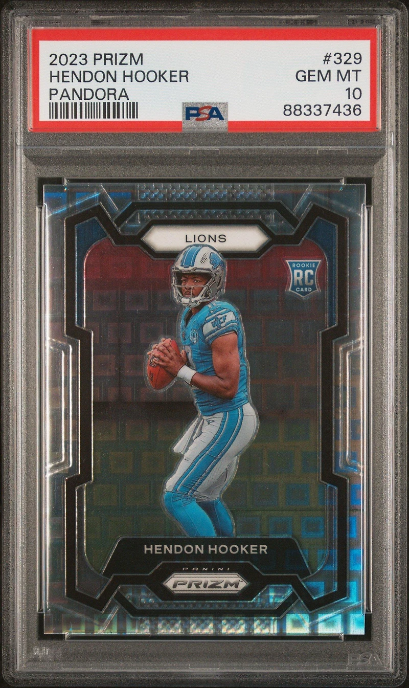 2023 Panini Prizm 329 Hendon Hooker Pandora PSA 10