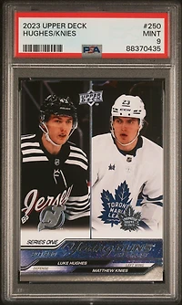 2023 Upper Deck 250 Hughes/knies PSA 9