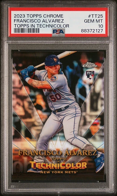 2023 Topps Chrome Topps In Technicolor Tt25 Francisco Alvarez PSA 10