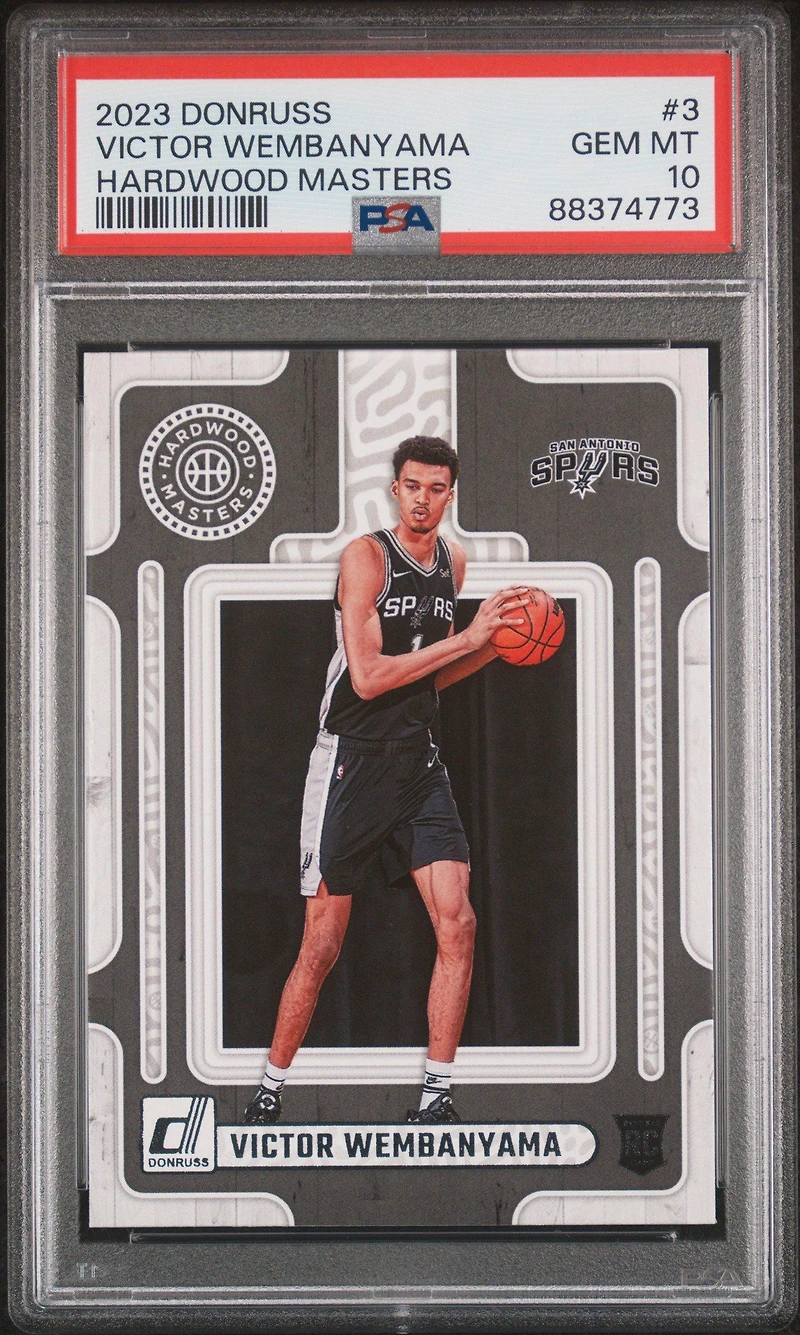 2023 Panini Donruss Hardwood Masters 3 Victor Wembanyama PSA 10
