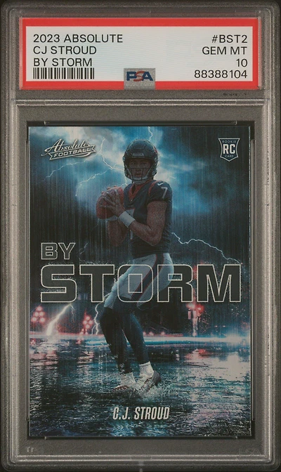 2023 Panini Absolute By Storm Bst2 Cj Stroud PSA