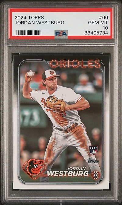 2024 Topps 66 Jordan Westburg PSA 10