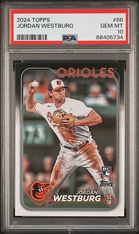 2024 Topps 66 Jordan Westburg PSA 10